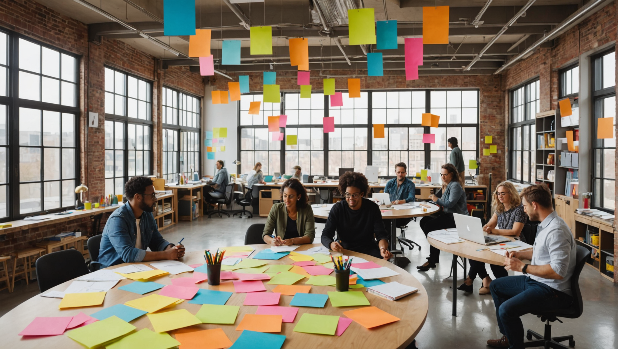 Entdecken Sie unseren praktischen Leitfaden zur Methodik von Ideation Workshops, konzipiert zur Förderung der Kreativität in Ihren Teams. Lernen Sie effektive Techniken zur Generierung innovativer Ideen und zur Stärkung der Zusammenarbeit während Ihrer Brainstorming-Sitzungen.