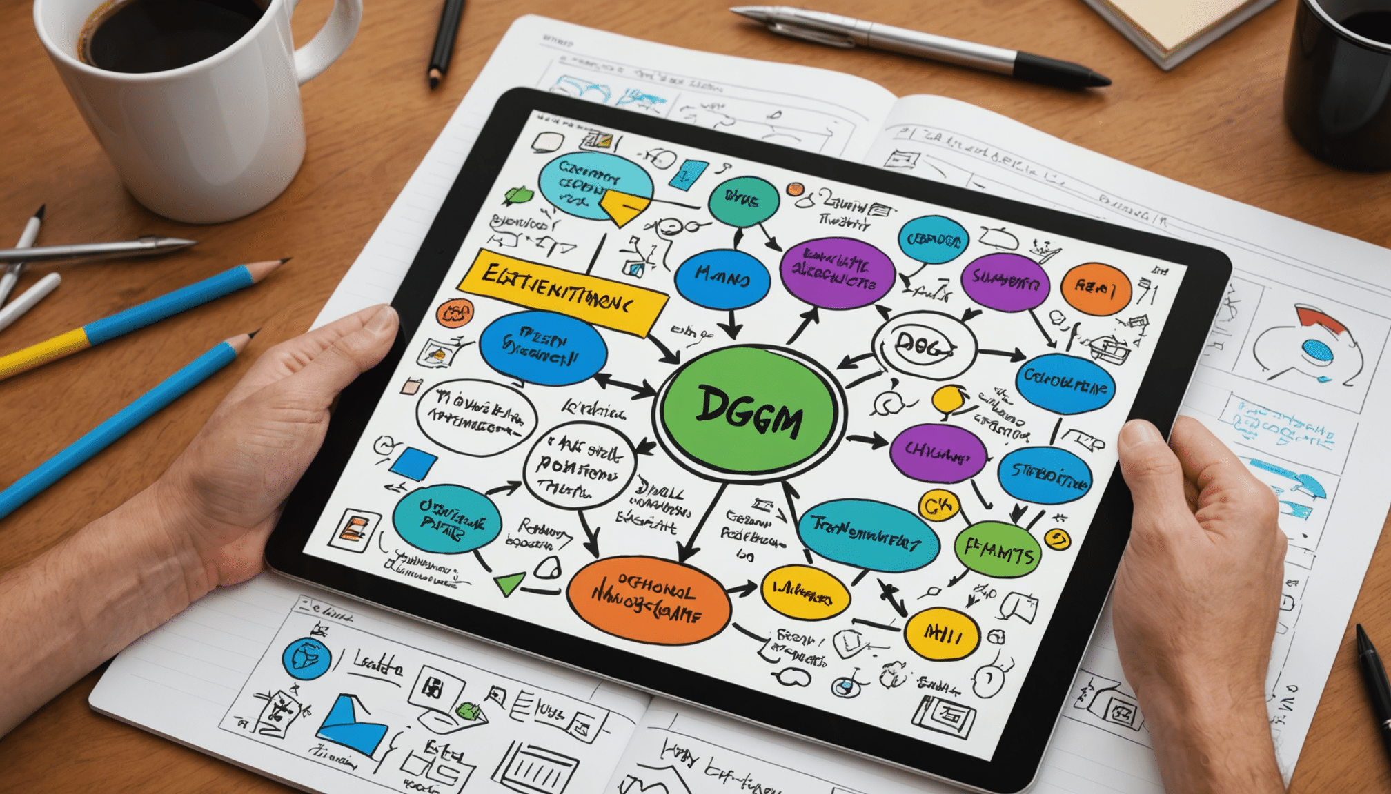 découvrez notre nouvel outil dgm qui combine le sketchnoting et la création de diagrammes pour booster votre créativité et améliorer votre prise de notes. transformez vos idées en visuels attrayants et efficaces dès aujourd'hui !