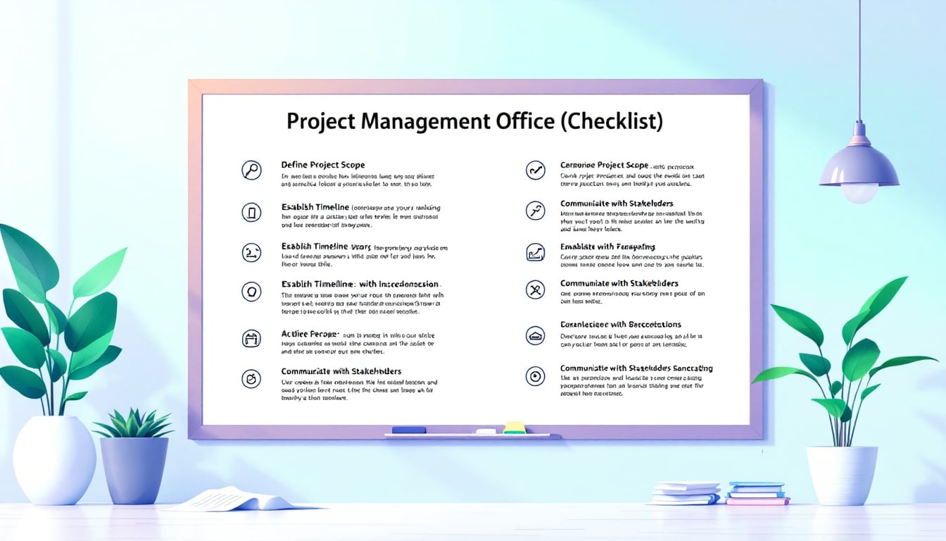 découvrez les 12 étapes essentielles pour élaborer une checklist efficace pour votre bureau de gestion de projet (pmo). optimisez vos processus, augmentez votre productivité et assurez un suivi optimal de vos projets grâce à nos conseils pratiques et méthodiques.