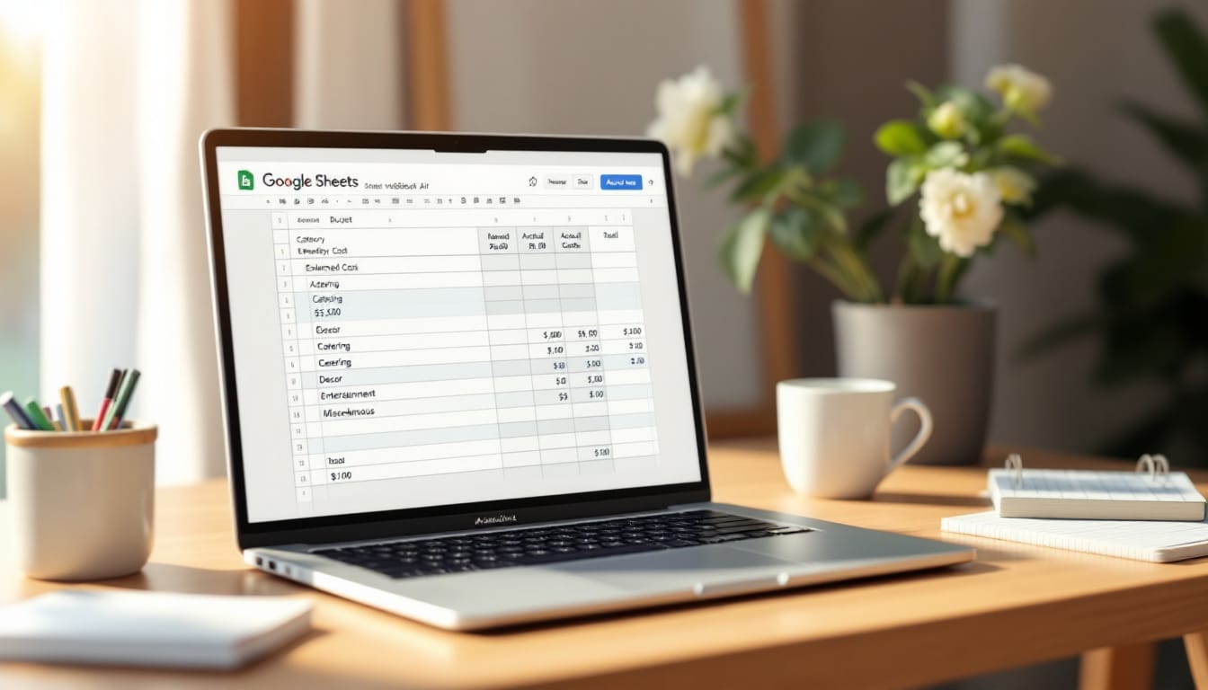 Entdecken Sie unsere speziell für Google Sheets entwickelte Veranstaltungsetatsvorlage. Planen und verwalten Sie Ihre Ausgaben effizient mit diesem praktischen und anpassbaren Tool, ideal für Veranstaltungen aller Größenordnungen.