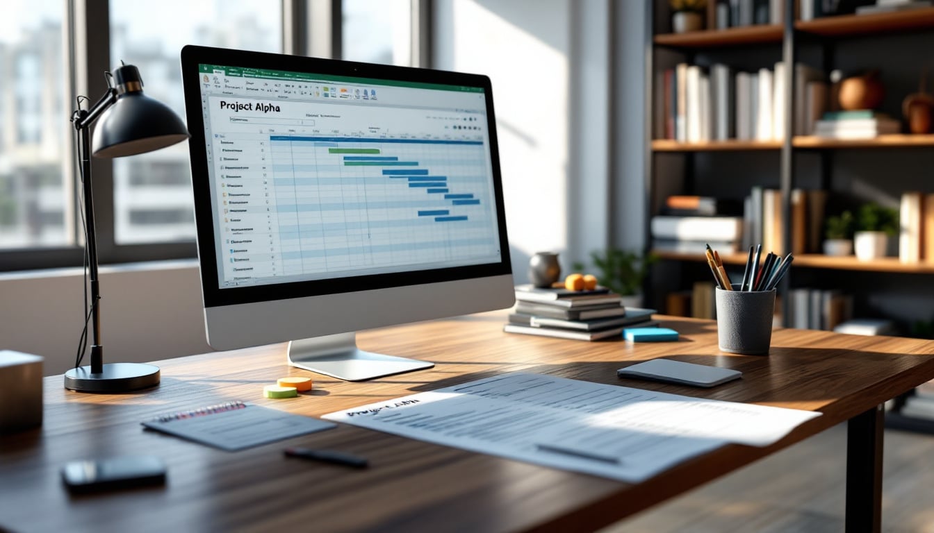 Entdecken Sie eine Auswahl kostenloser Projektmanagement-Vorlagen, die Sie einfach in Excel und Word verwenden können. Optimieren Sie Ihre Organisation und Planung Ihrer Projekte mit diesen praktischen und zugänglichen Werkzeugen, die Ihnen helfen sollen, Ihre Ziele effizient zu erreichen.