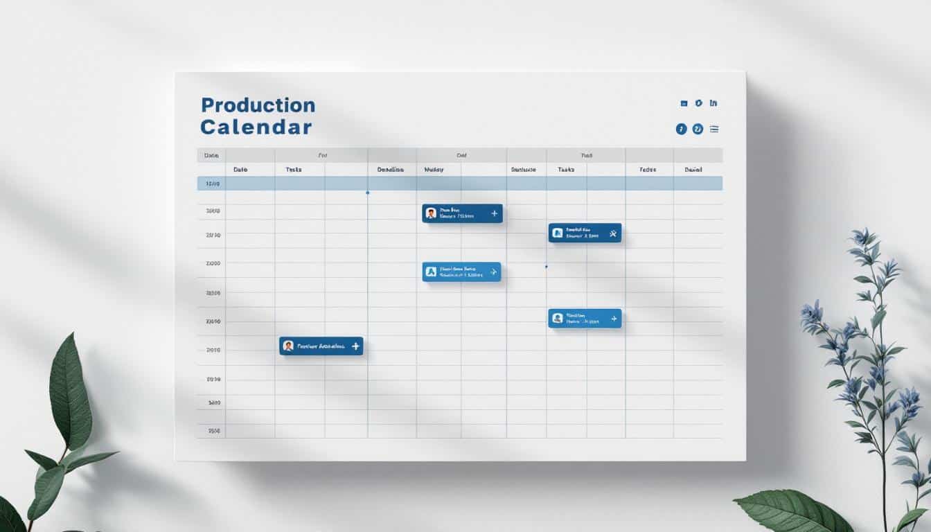 découvrez notre modèle de calendrier de production pour excel, à télécharger gratuitement. optimisez votre gestion de projet avec un outil pratique et personnalisable pour planifier efficacement vos tâches de production.